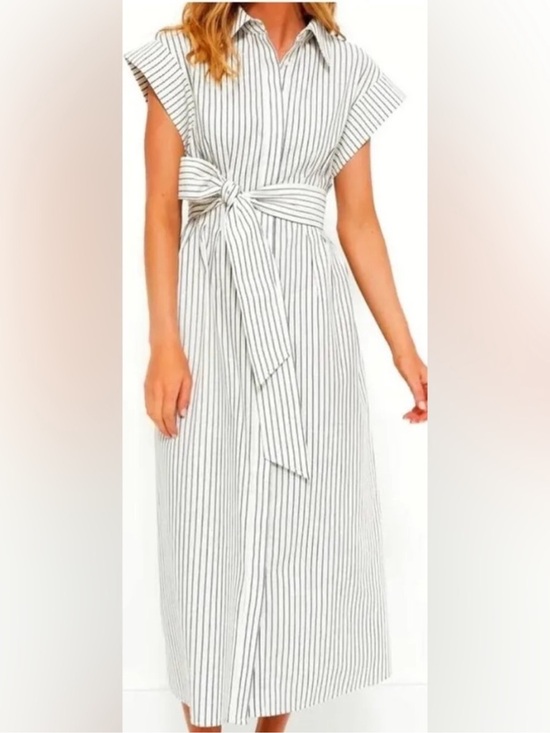 Tuckernuck Dresses & Skirts - NWT Linen Stripe Callie Dress